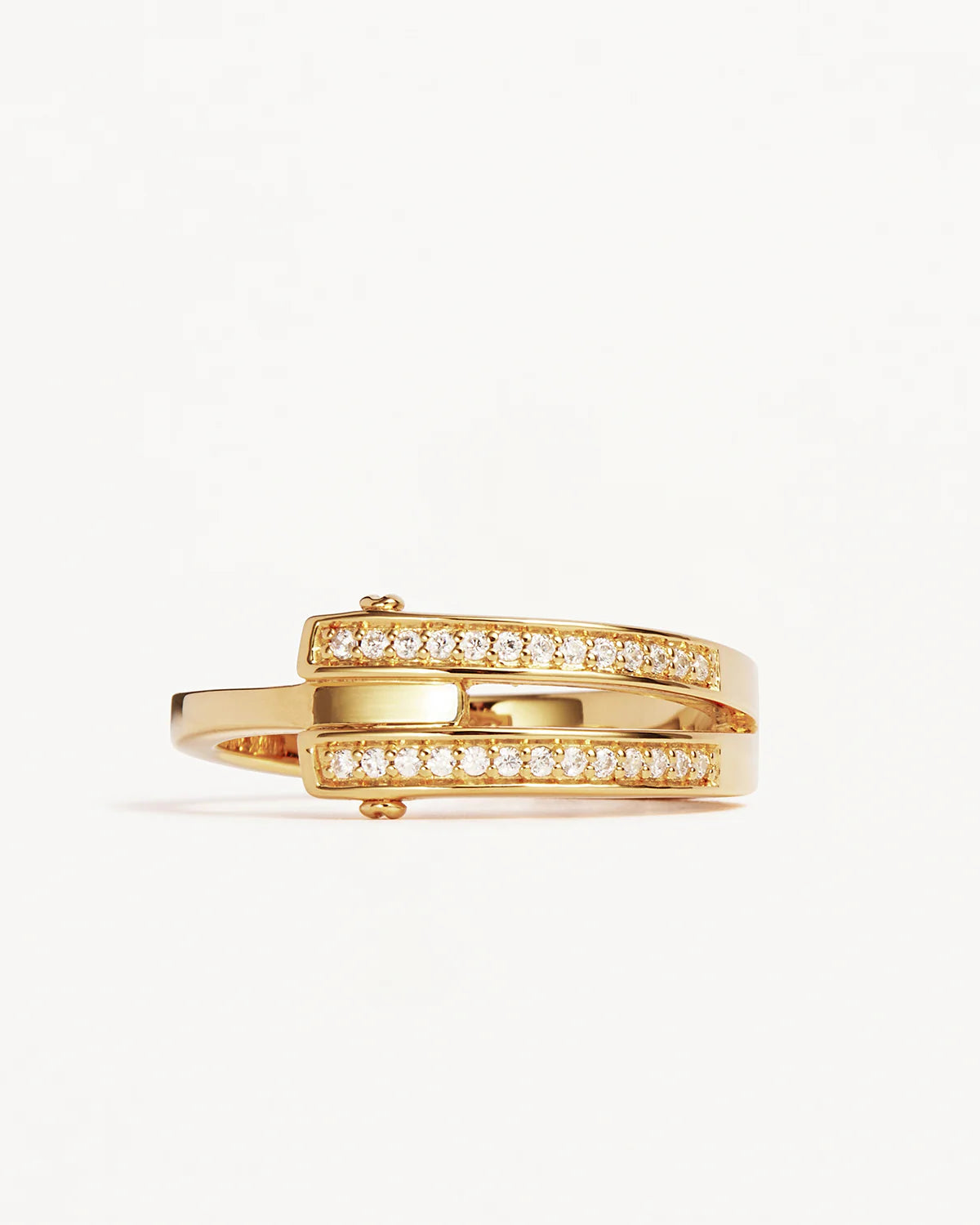 By Charlotte - Connect Deeply Ring - Gold