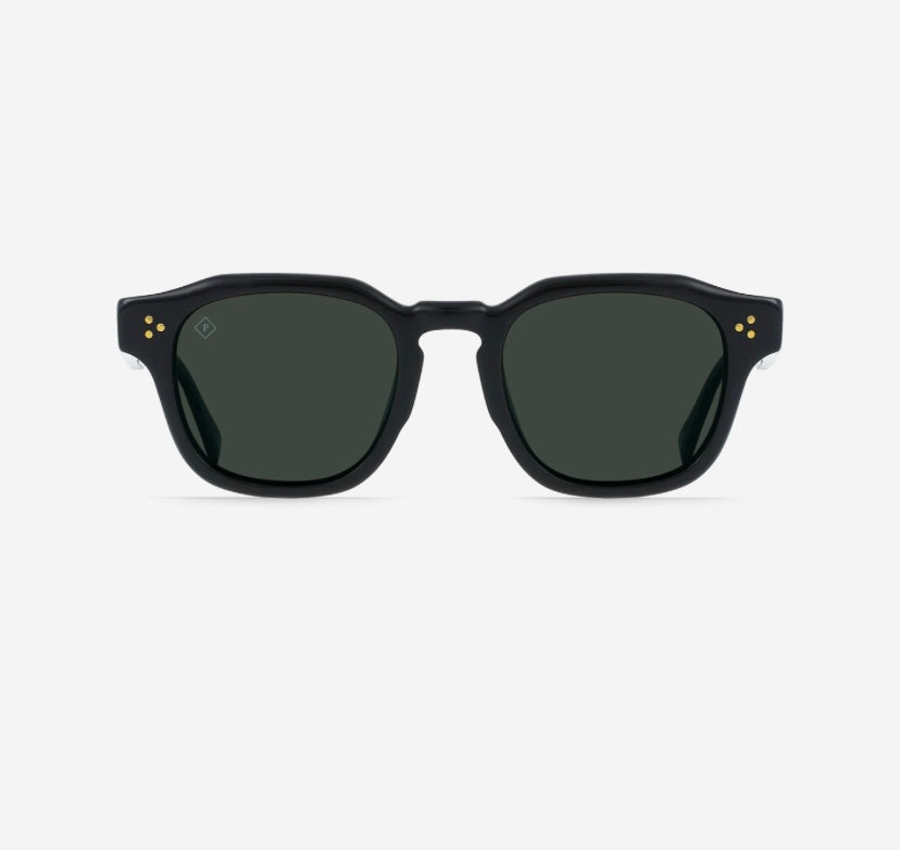 Raen - Rune 48 -Recylced Black/ Green Polarized