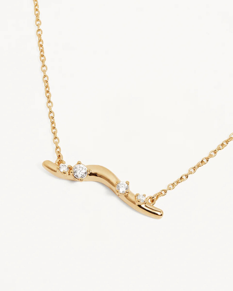 By Charlotte - Chasing Tides Necklace - Gold