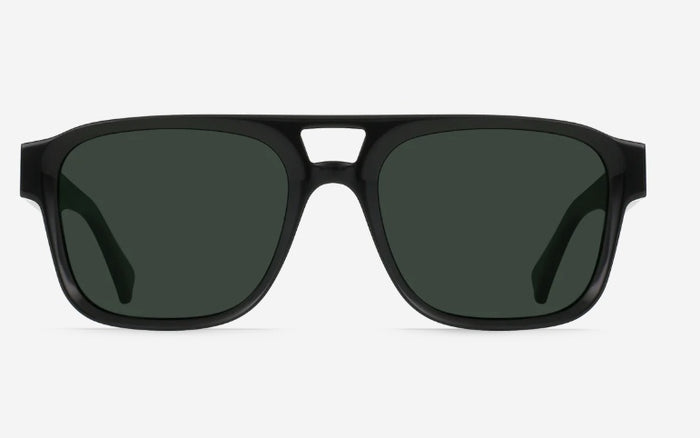 Raen - Rifka - Recycled Black/Green Polarized