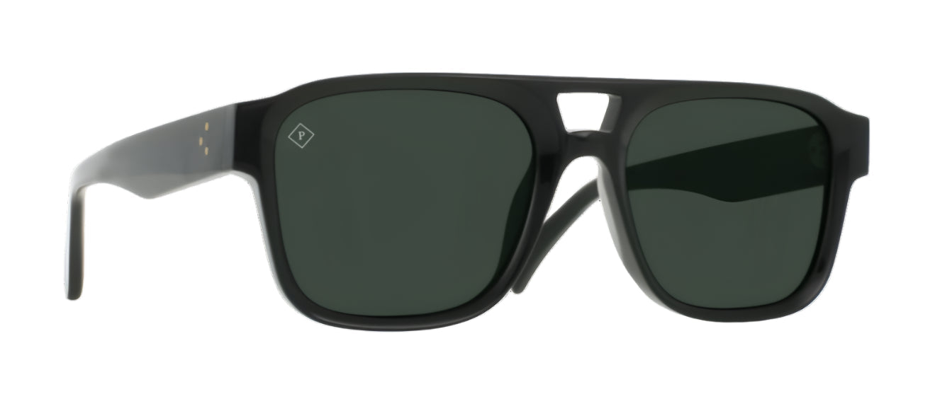 Raen - Rifka - Recycled Black/Green Polarized