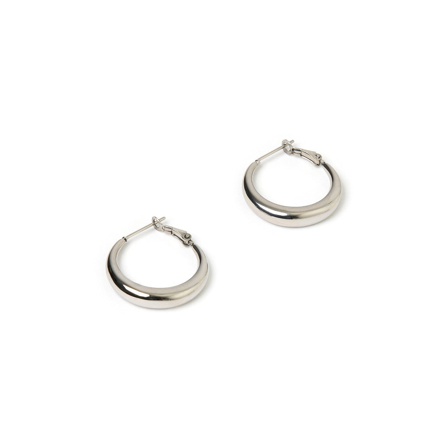 Arms Of Eve - Riley Hoop Earrings Small - Silver
