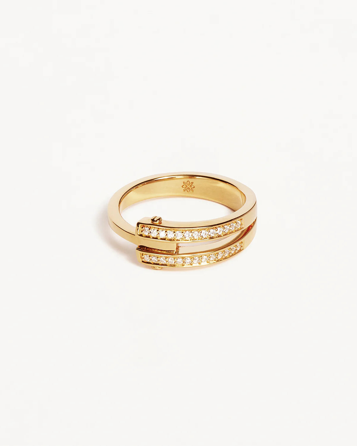 By Charlotte - Connect Deeply Ring - Gold
