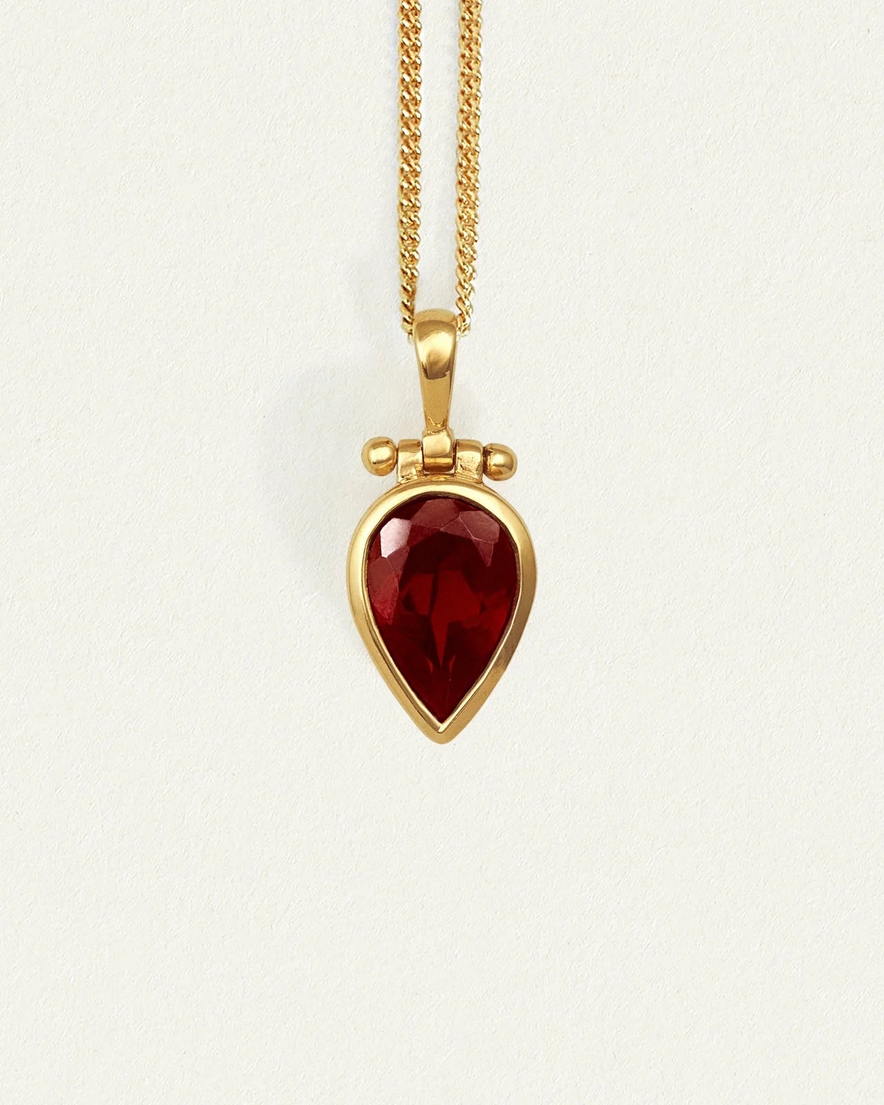 Temple of The Sun - Flame Necklace - Gold