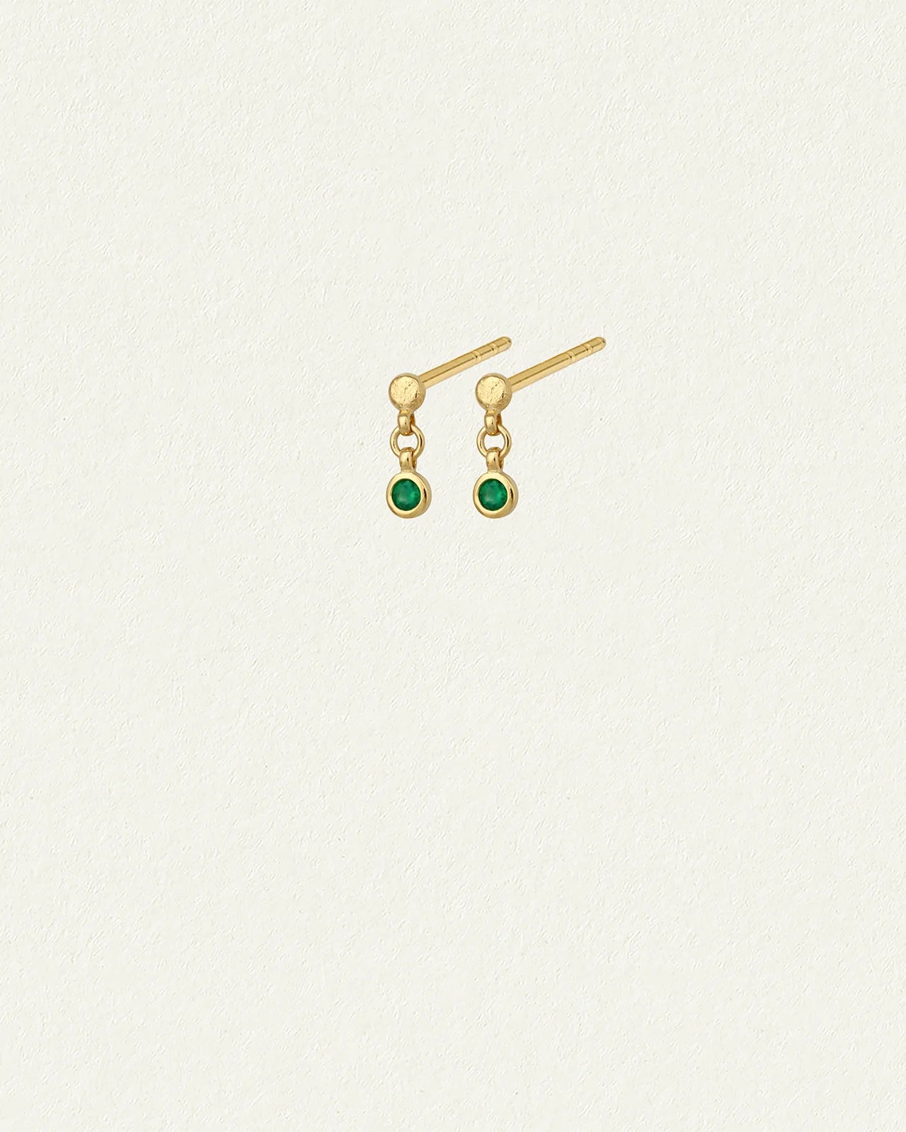 Temple Of The Sun - Ceres Drop Studs - Gold