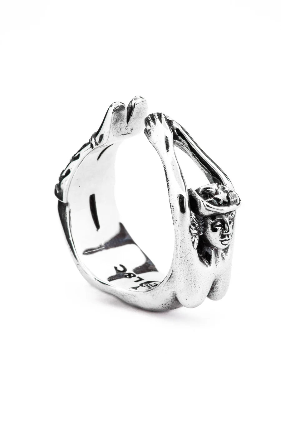 Lox & Chain - Arched Cowgirl Ring