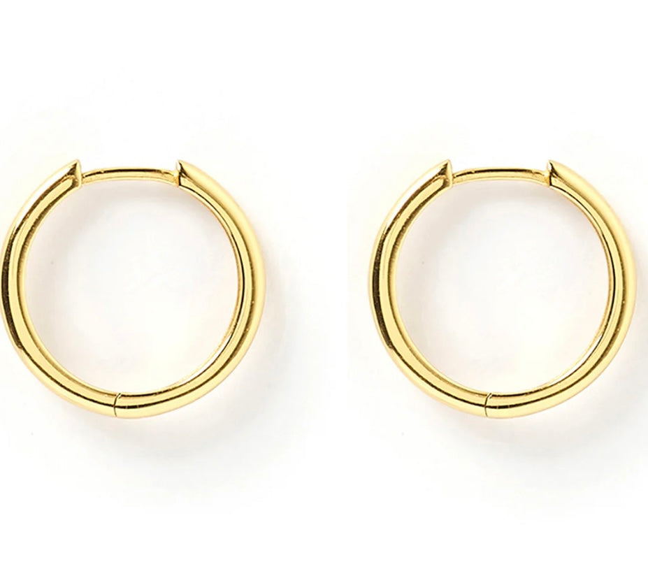 Arms Of Eve - Scarlet Hoop Earrings- Gold