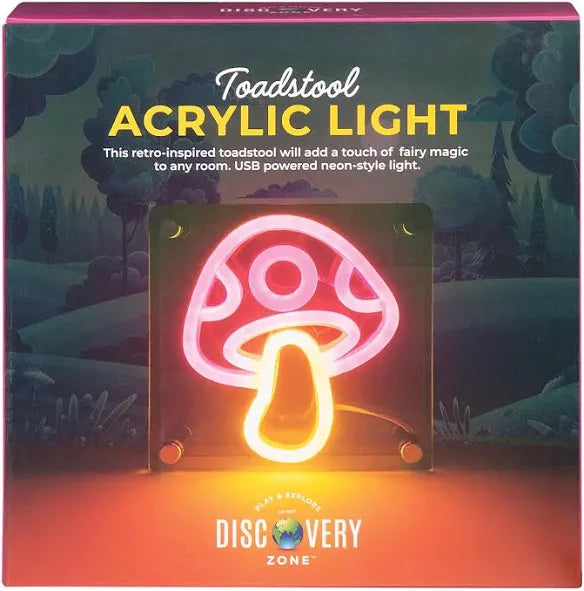 Discovery Zone - Toadstool Acrylic Light