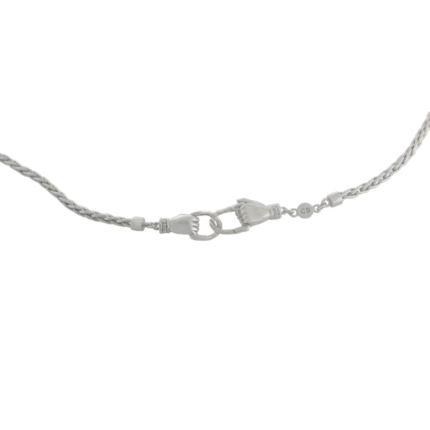 Cleopatra’s Bling - Handmade Snake Chain Necklace - Silver