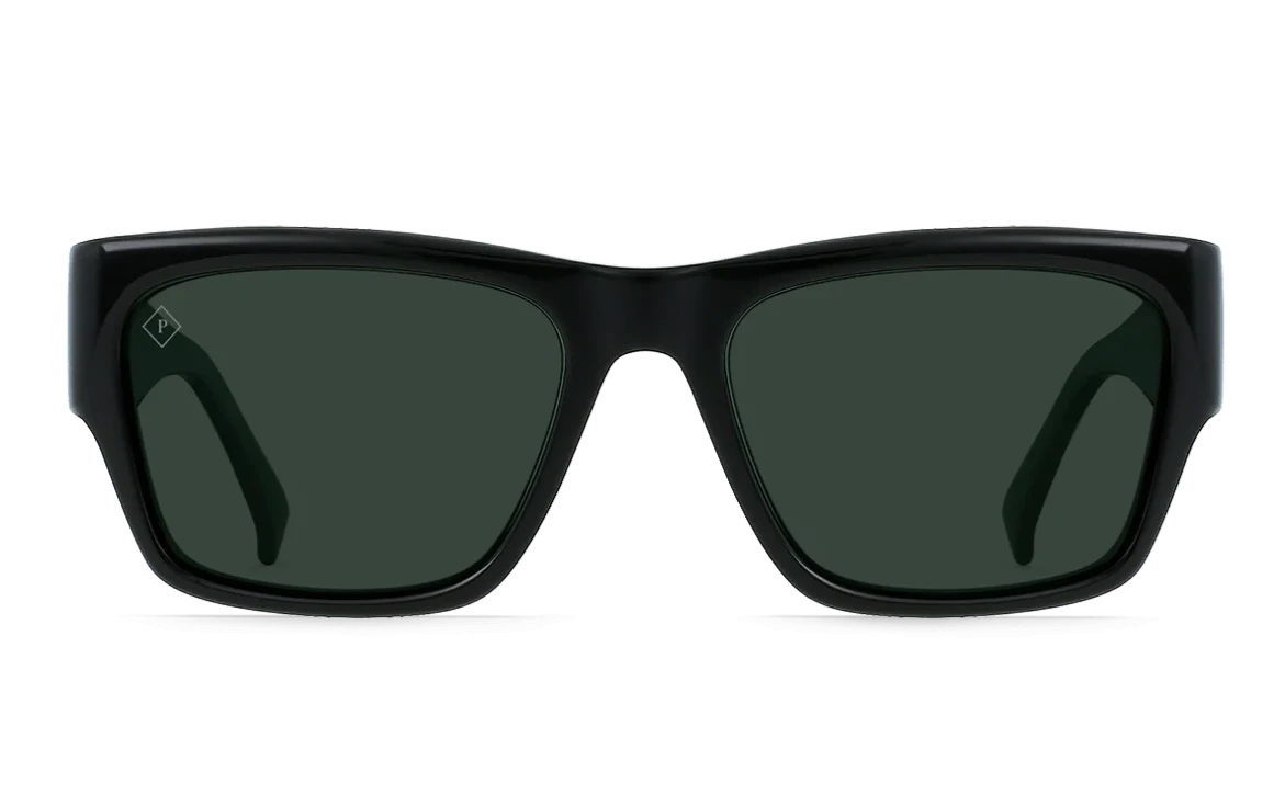 Raen - Rufio - Recycled Black/Green Polarized