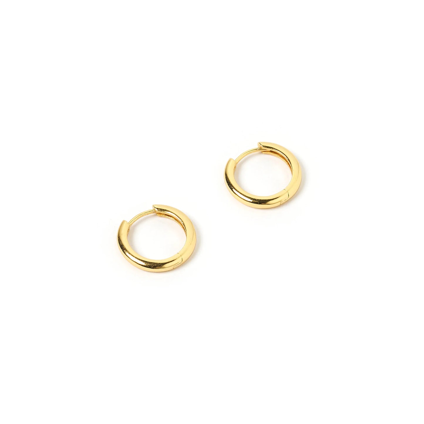 Arms Of Eve - Jett Hoop Earrings - Gold