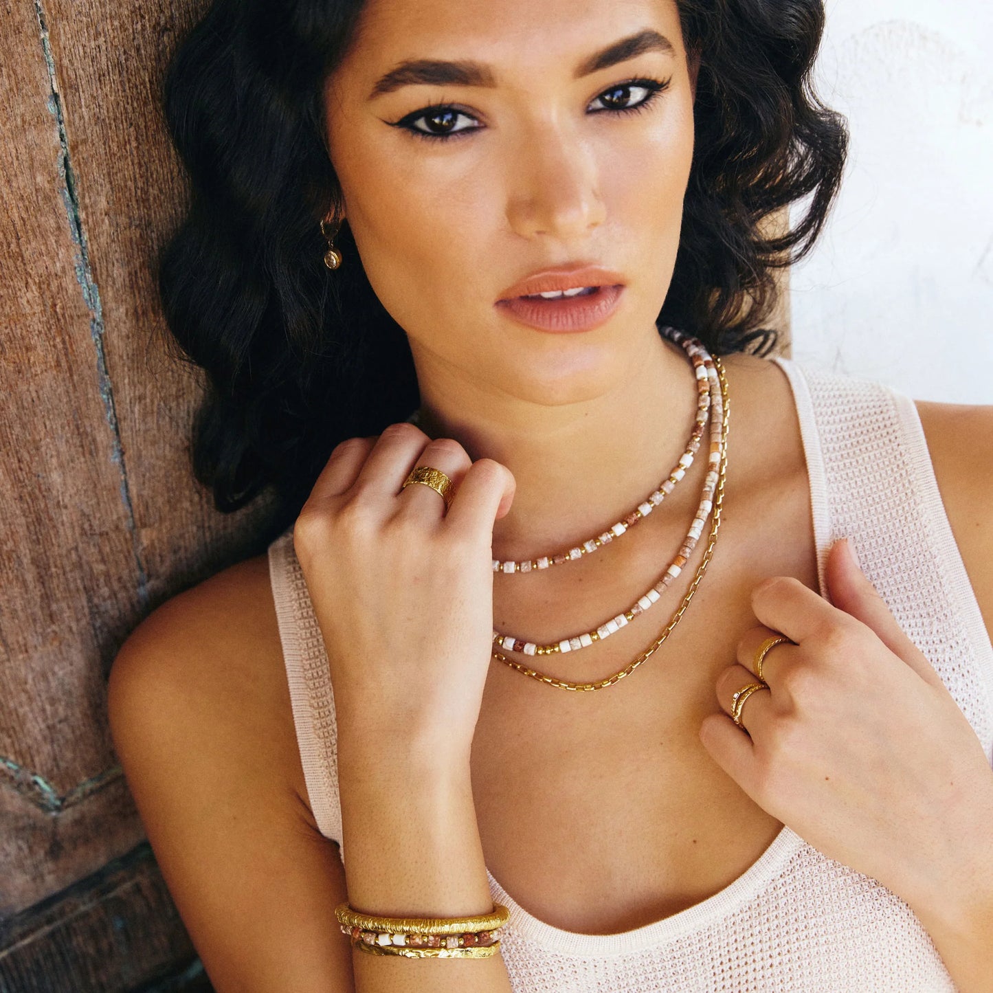 Arms Of Eve - Halle Gemstone Necklace - Emperor Stone