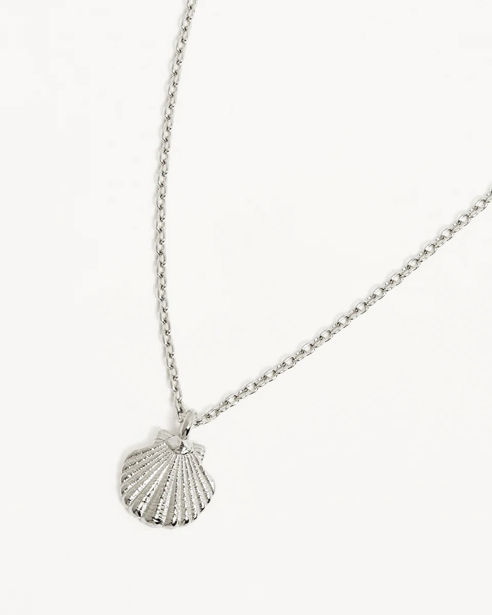 By Charlotte - By The Shore Shell Necklace - Silver