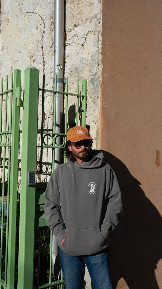 Three Stories - Ol' Gull Relaxed Hoodie - Faded Grey