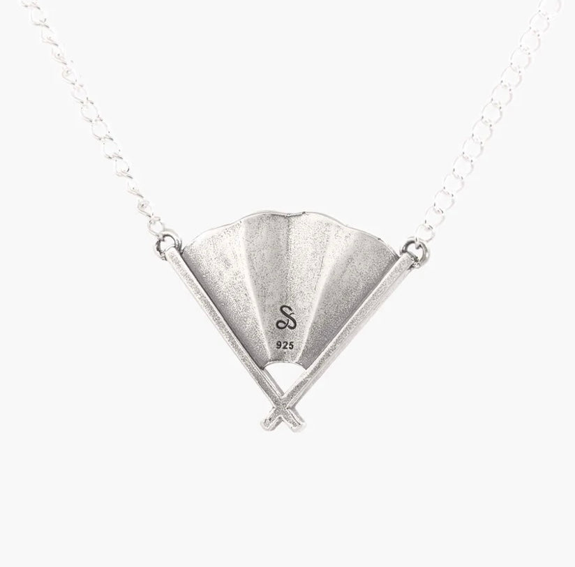 Sue The Boy - Hand Fan Necklace
