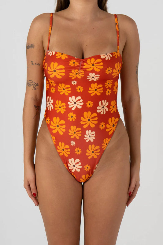 Inner Relm - Kindness One Piece - Red Flower