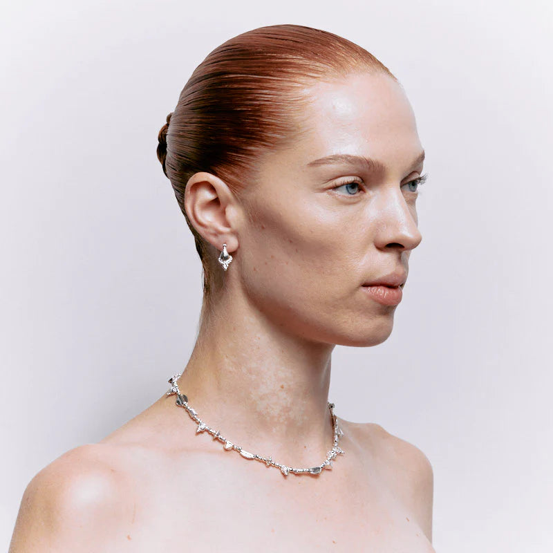 Cleopatra's Bling - Tantour Hoop Earrings - Sterling Silver