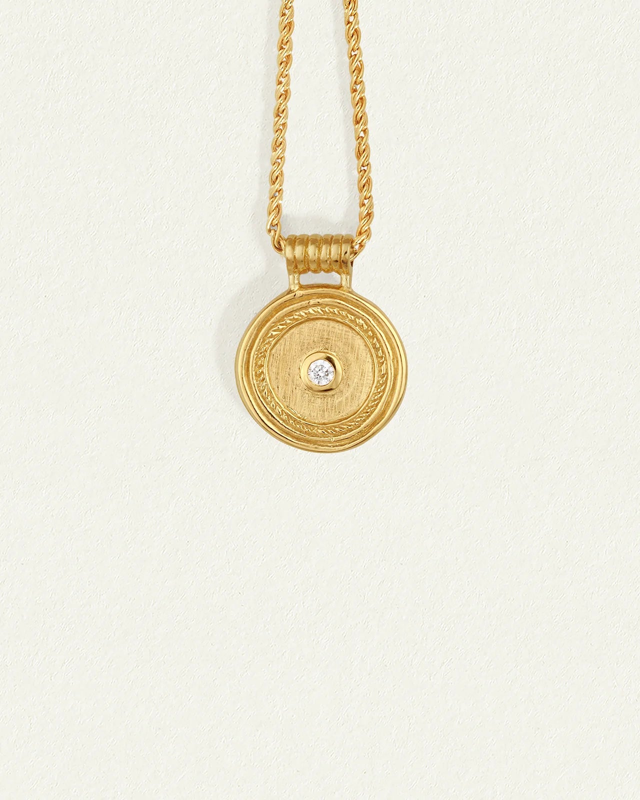 Temple Of The Sun - Capella Coin Necklace - Gold