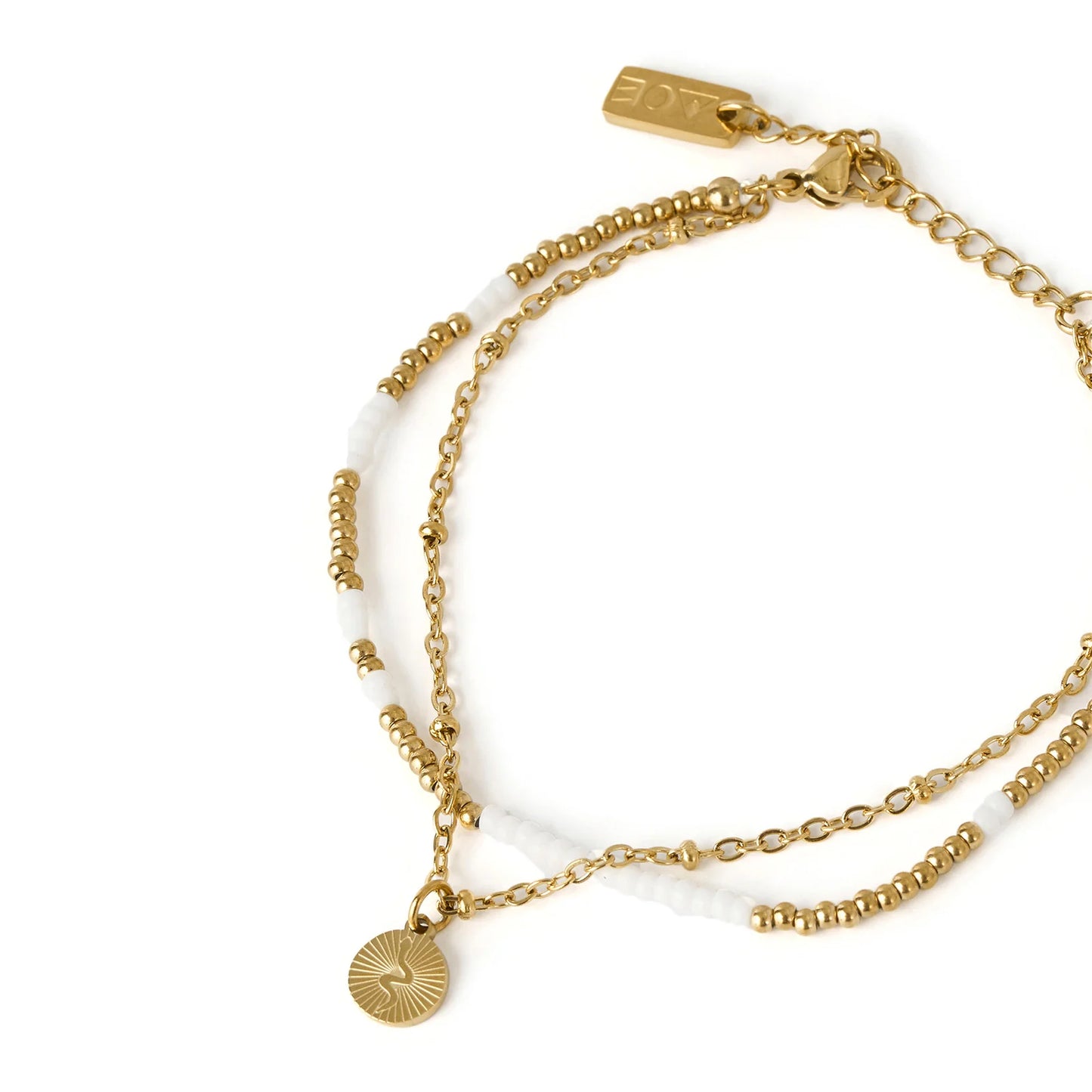 Arms Of Eve - Cobra Gold Bracelet - Vanilla