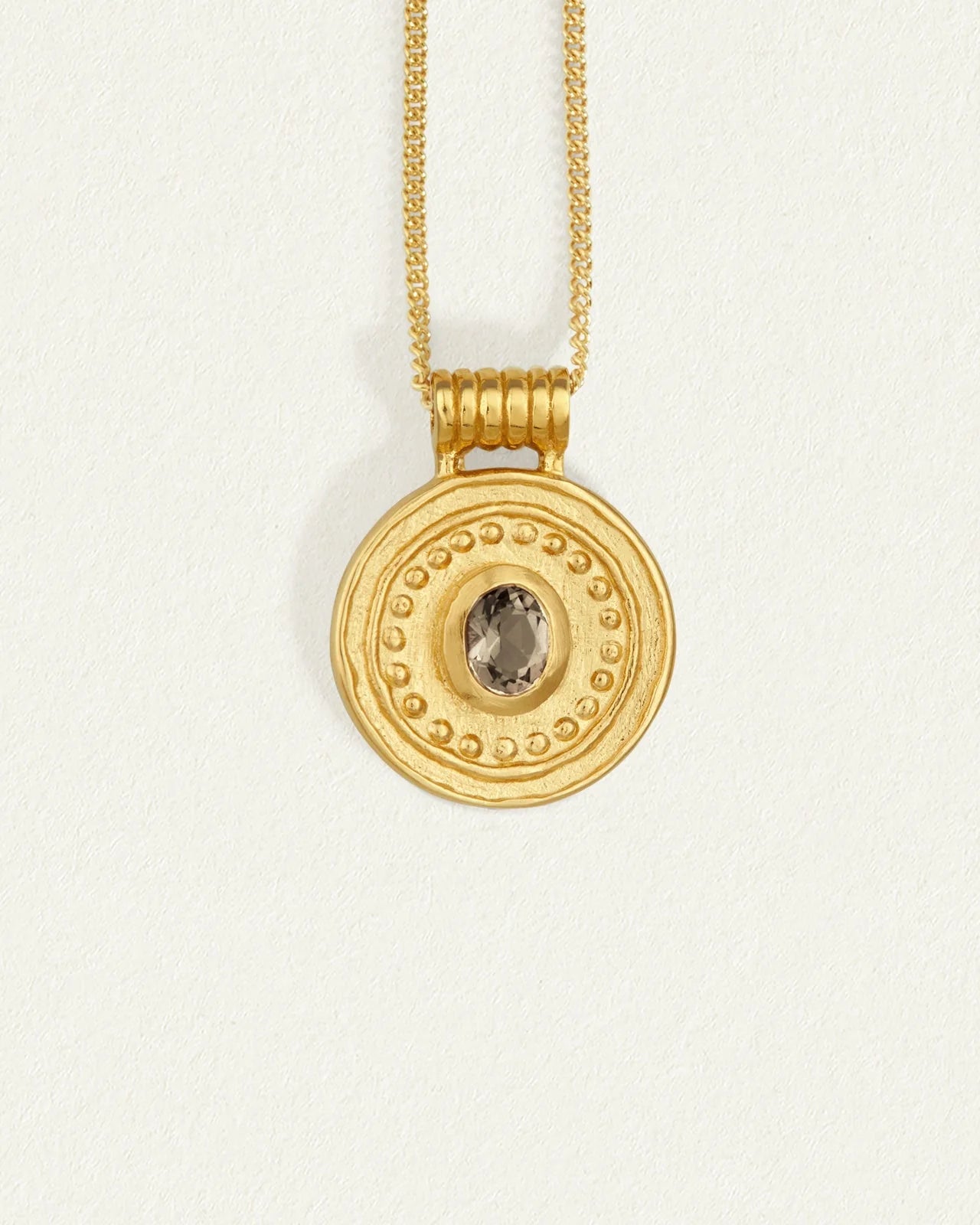 Temple Of The Sun - Denari Coin Necklace Gold