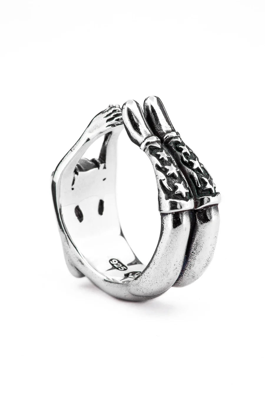 Lox & Chain - Arched Cowgirl Ring