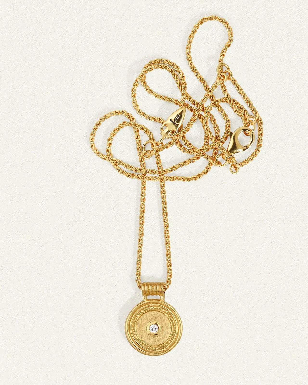 Temple Of The Sun - Capella Coin Necklace - Gold
