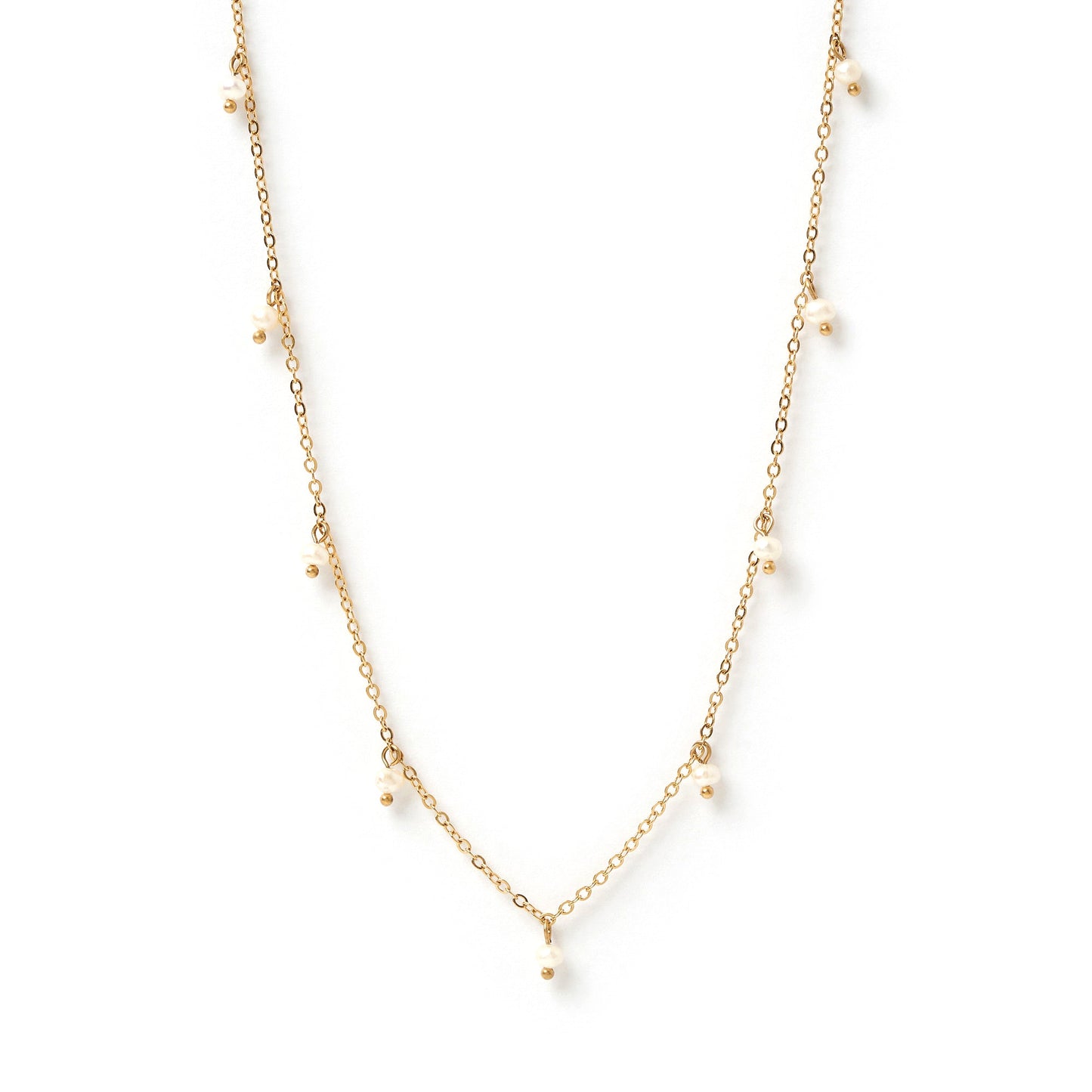 Arms Of Eve - Sofia Pearl Necklace - Gold