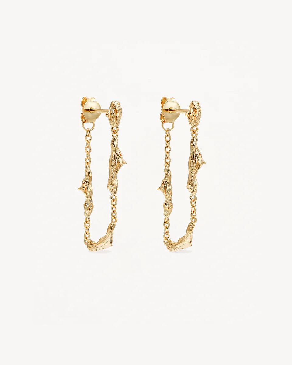 By Charlotte - Drift Chain Earrings