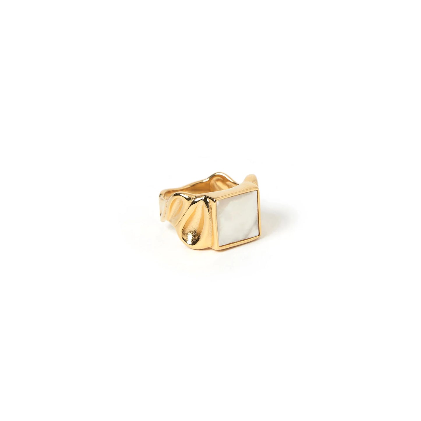 Arms Of Eve - Fez Pearl Ring - Gold
