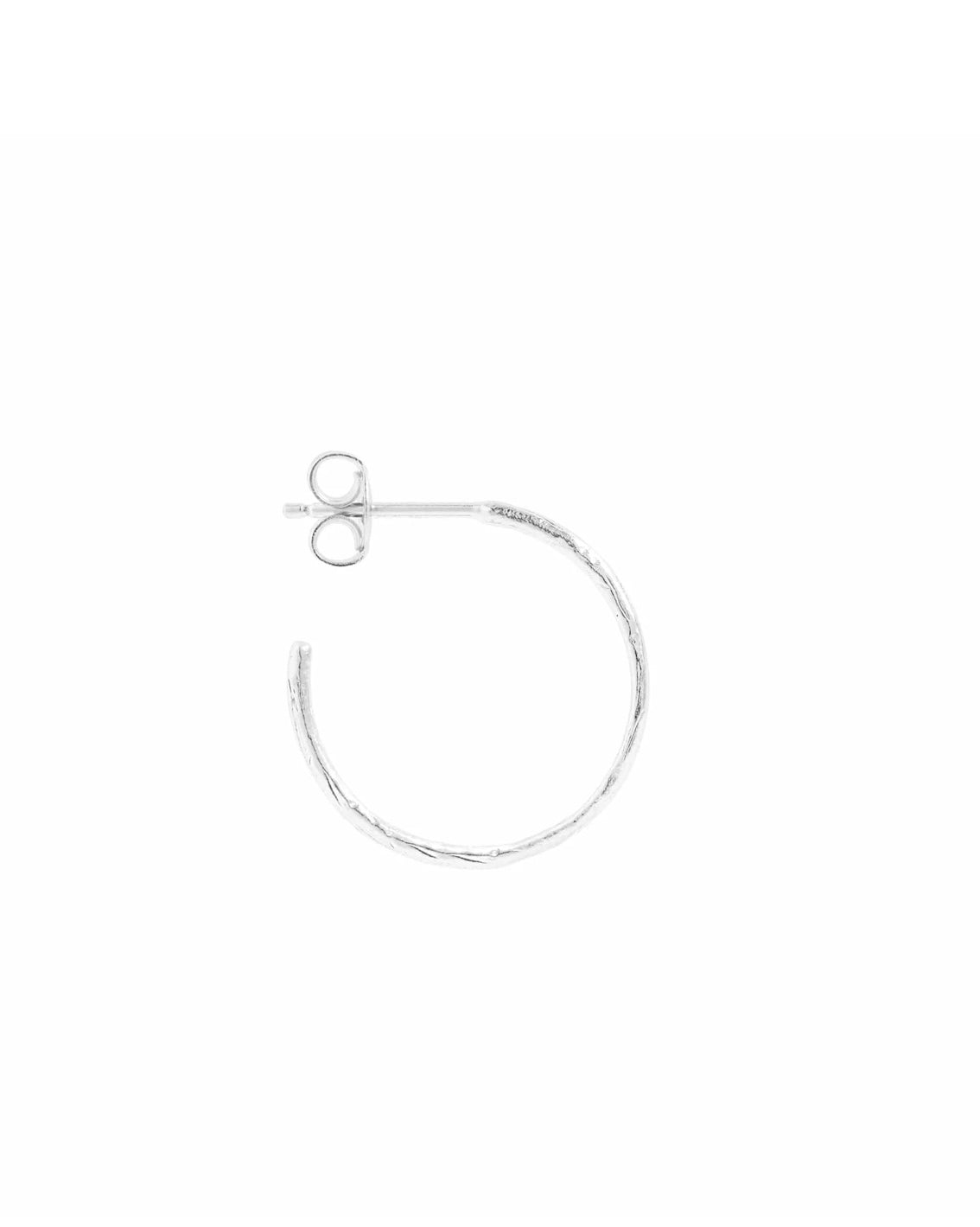 By Charlotte - Devotion Hoops - Silver