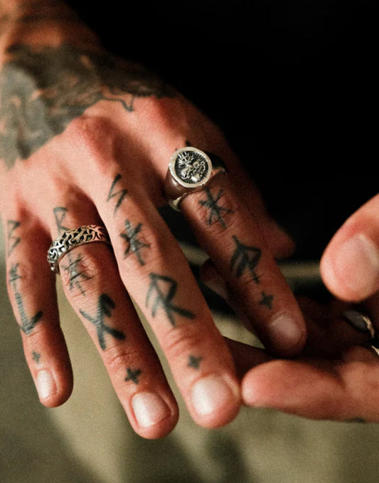 Lox & Chain - Sacred Heart Ring