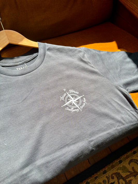 Three Stories - Tall Ship Tee - Navy