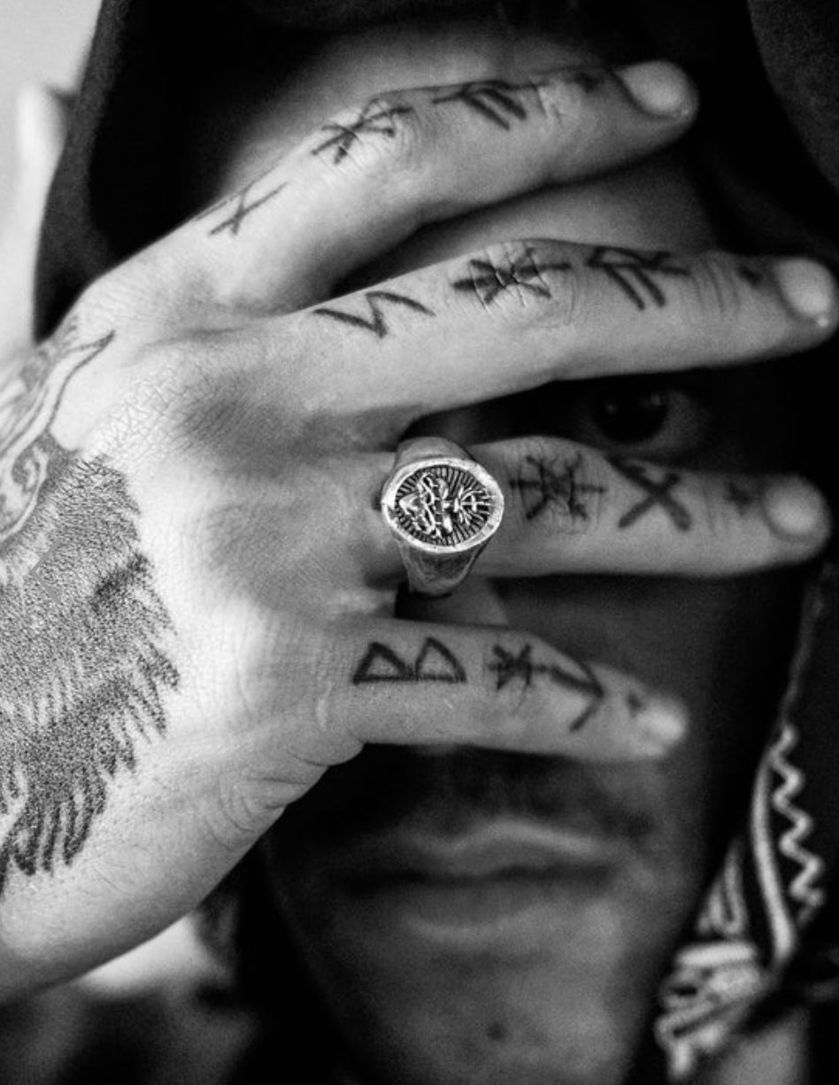 Lox & Chain - Sacred Heart Ring