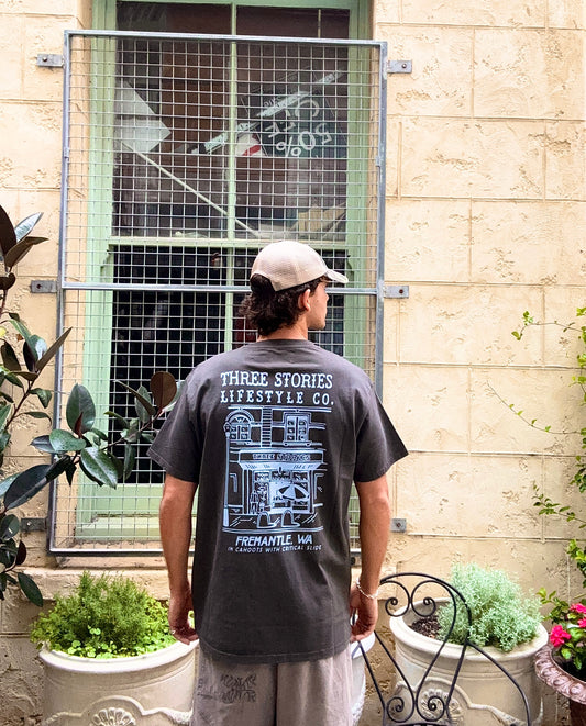 Three Stories - Cahoots Tee - Phantom
