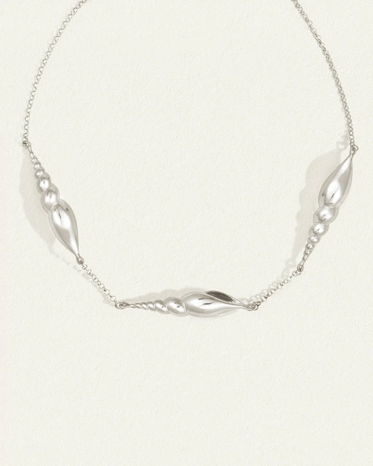 Temple Of The Sun - Spire Necklace - Silver