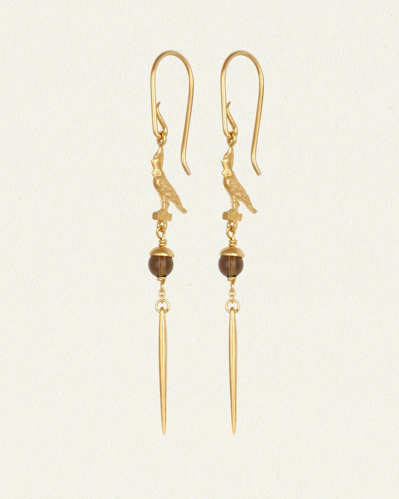 Temple Of The Sun - Ray Earrings - Gold