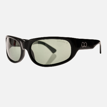 Childe - CYLINDER Gloss Black | Green Polarised Bio Lens