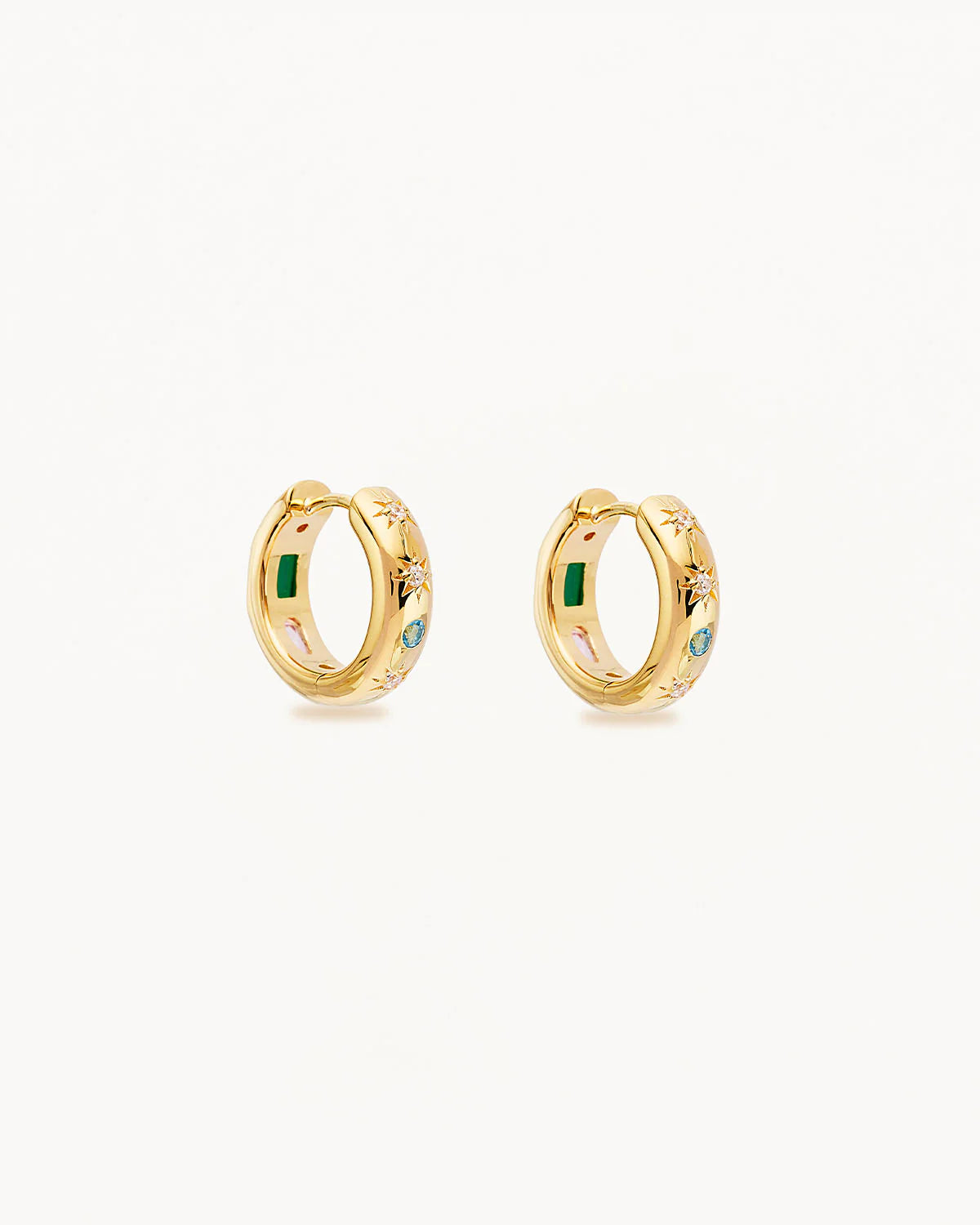 By Charlotte - Connect To The Universe Hoops - Gold