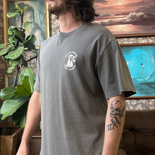 Three Stories - Ol' Gull Heavy Minus Tee - Faded Grey