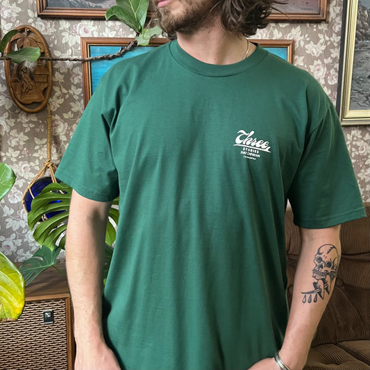 Three Stories - Log Tee - Emerald