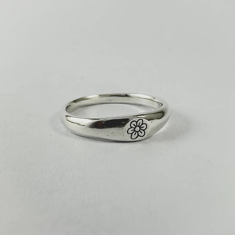 Dead Ivy - Flower Stacker Ring