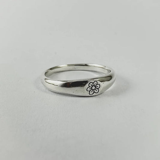 Dead Ivy - Flower Stacker Ring