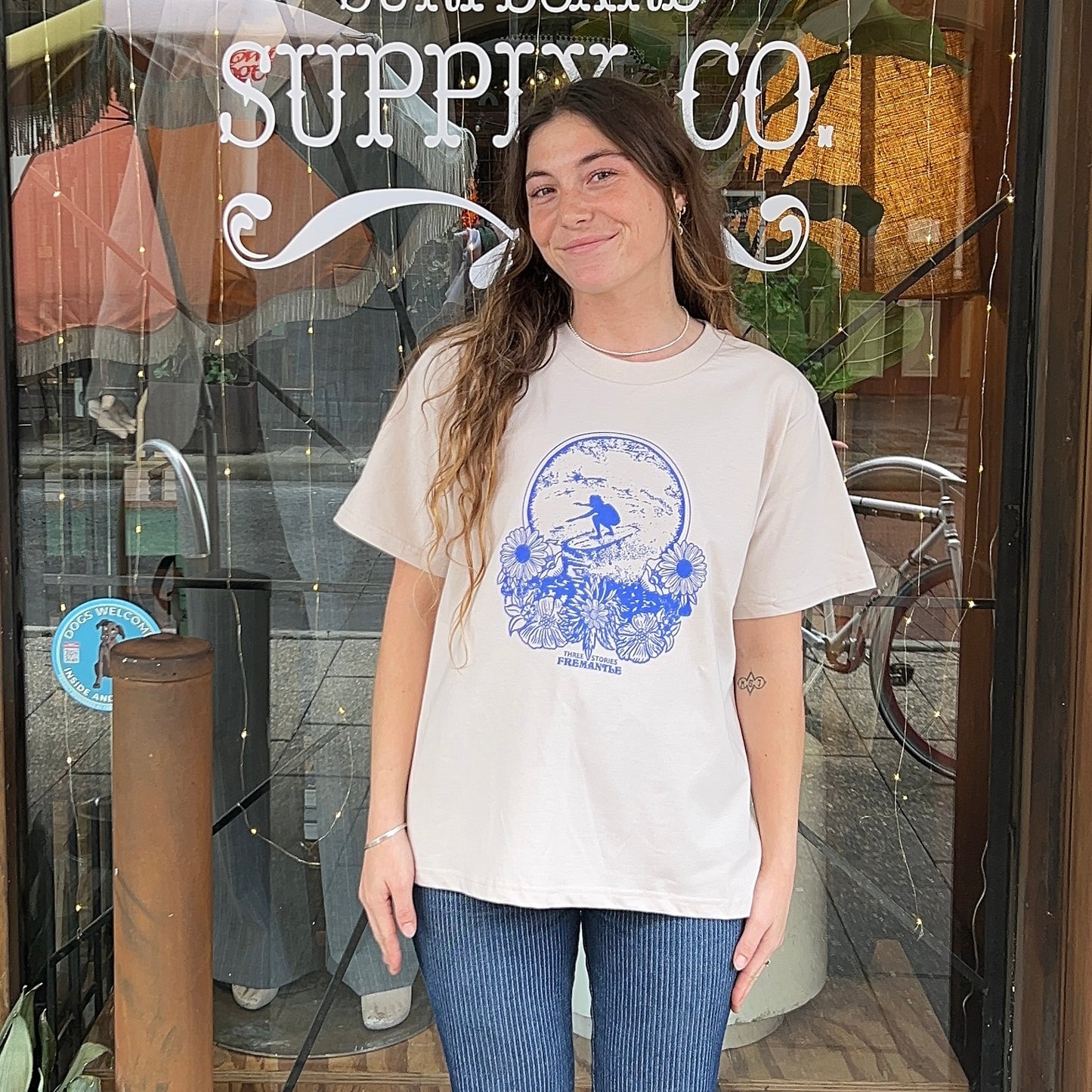 Three Stories - W's Soul Minus Tee - Bone