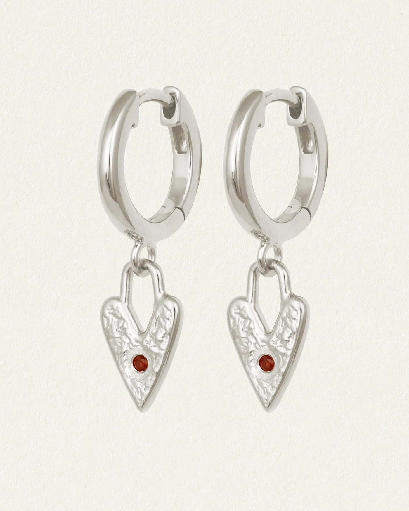 Temple Of The Sun - Lover Earrings - Silver