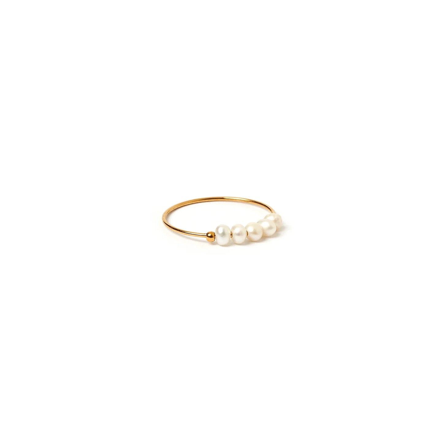 Arms Of Eve - Remi Pearl Ring - Gold