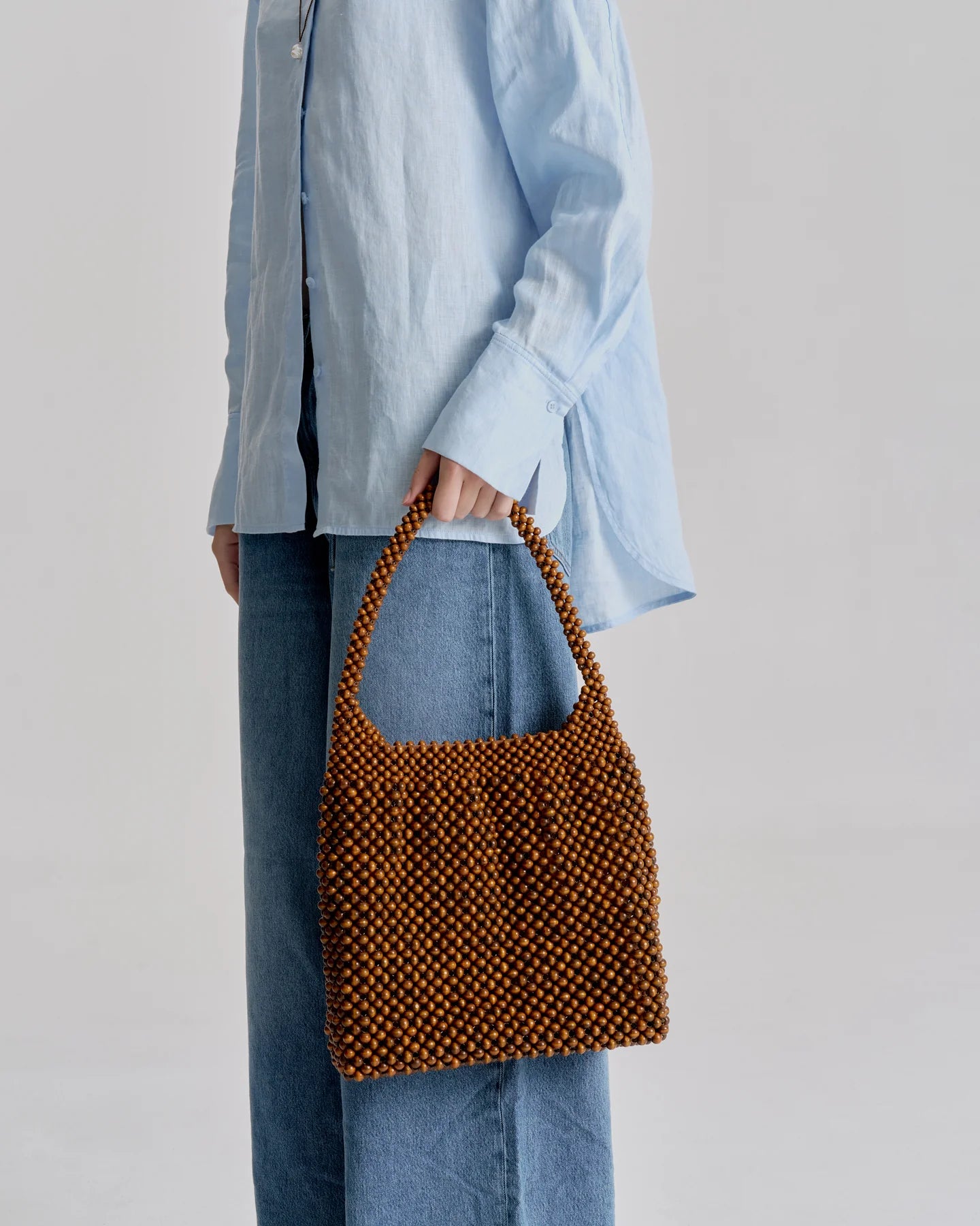 Brie Leon - Large Madera Bag - Brown