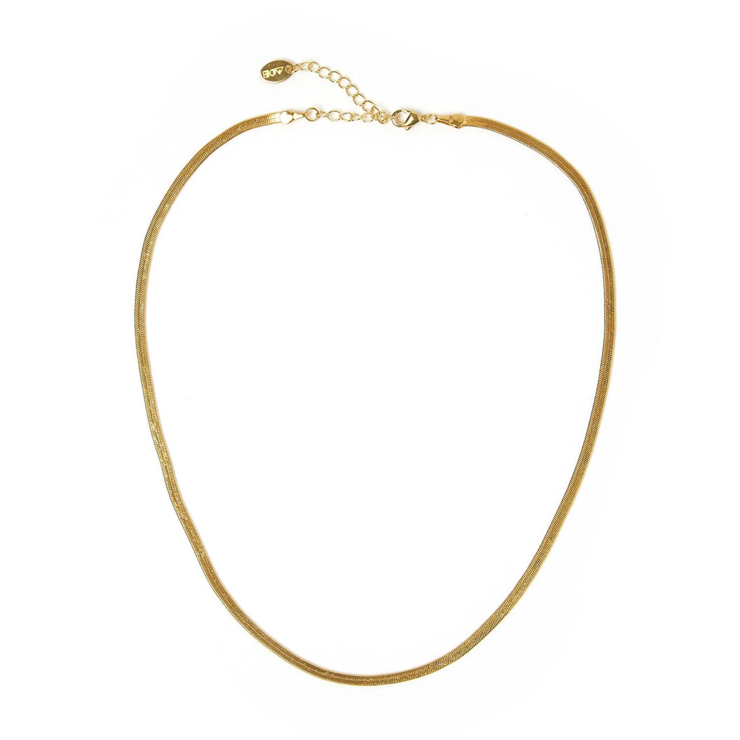 Arms Of Eve - Sylvia Snake Chain Necklace - Gold