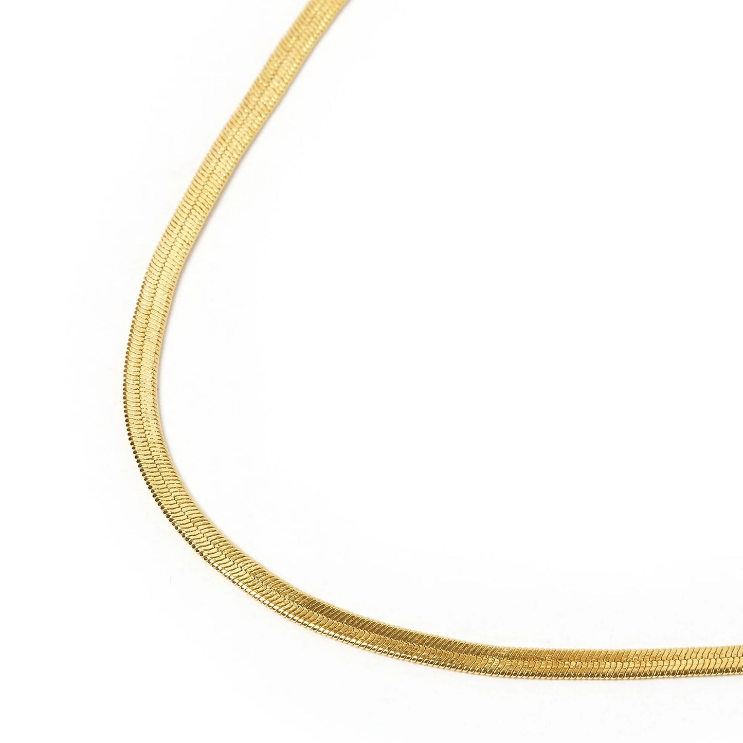 Arms Of Eve - Sylvia Snake Chain Necklace - Gold