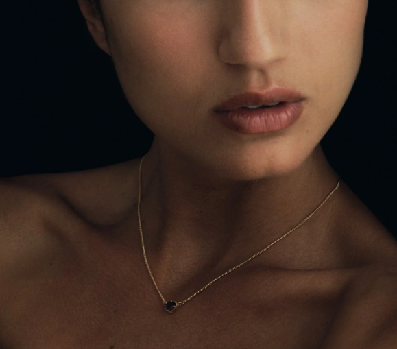 Temple Of The Sun - Venus Solitaire Necklace - Gold
