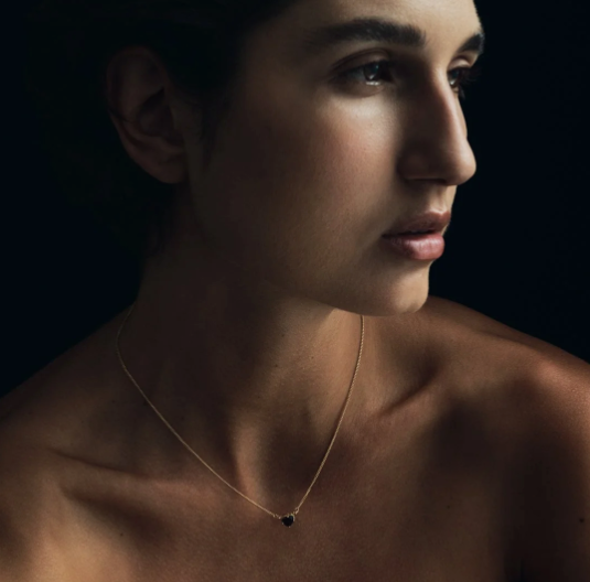 Temple Of The Sun - Venus Solitaire Necklace - Gold